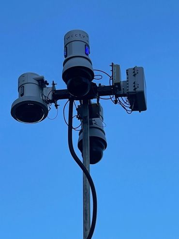 Deployed Calaveras Sheriff Mobile CCTV Surveillance System at Arnold Meadowmont Tesla Supercharger.