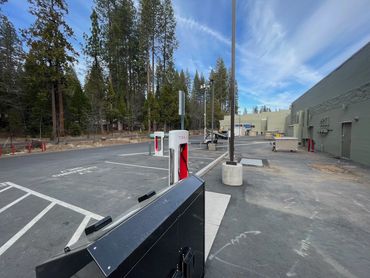 Deployed Calaveras Sheriff Mobile CCTV Surveillance System at Arnold Meadowmont Tesla Supercharger.
