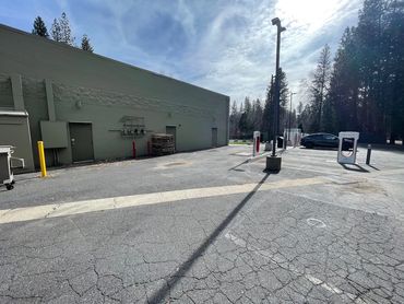 Calaveras Sheriff Mobile CCTV Surveillance System Observed as Removed from Arnold Tesla Supercharger