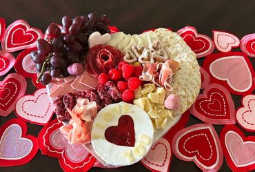 Valentine’s Day Charcuterie Board