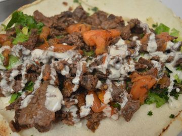 Beef Shawarma wrap