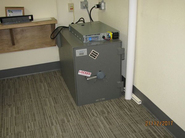 GSA safe opened.