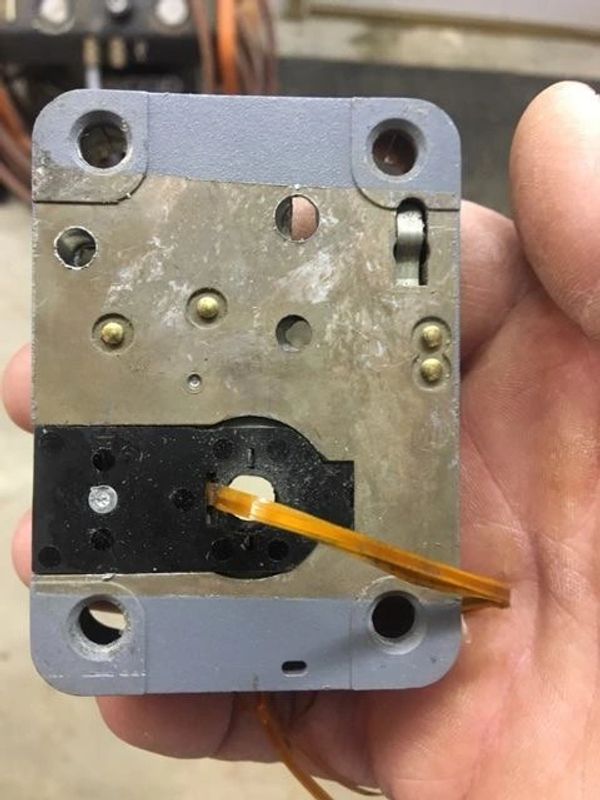 Worst case scenario, a failed X-09 lock on a GSA Blue label.