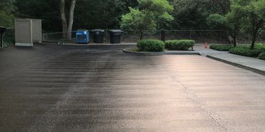 Parking lot sealcoat in Tacoma