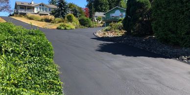 Driveway sealcoat