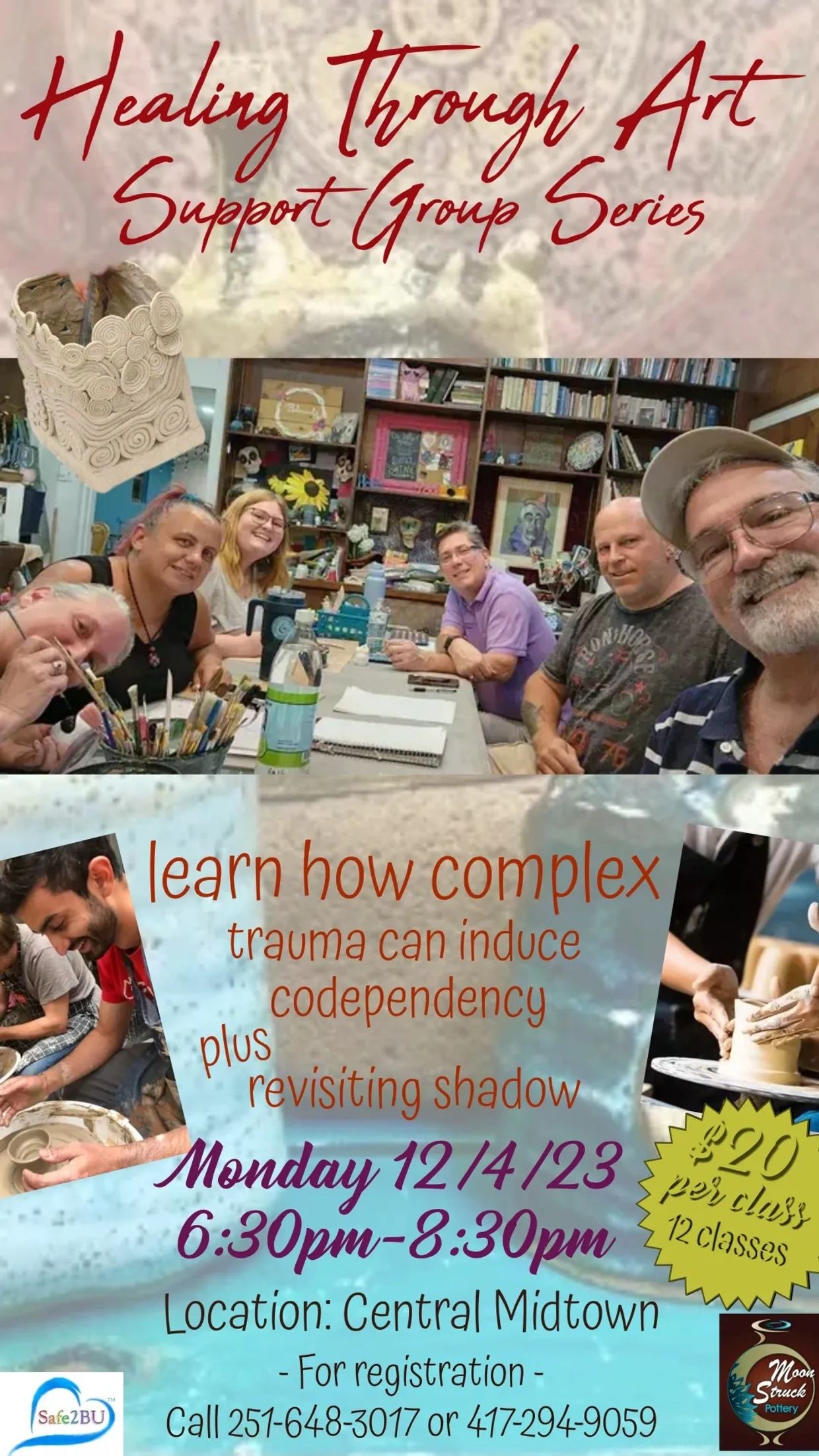 You've been asking when the next Healing Through Art Support Group Series is starting. Here it is!