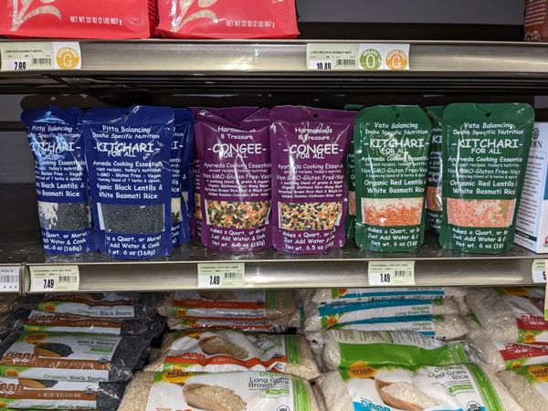 Kitchari4all on Market of Choice shelf