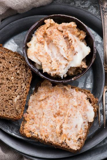Czech Sadlo a Skvarky: Rendered Lard and Cracklings served with Rye bread