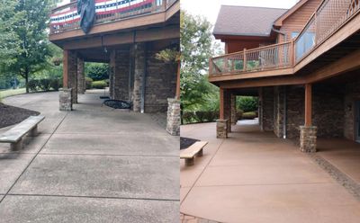 renu softwash concrete cleaning