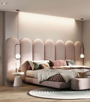 dil şeklinde yatak başlığı