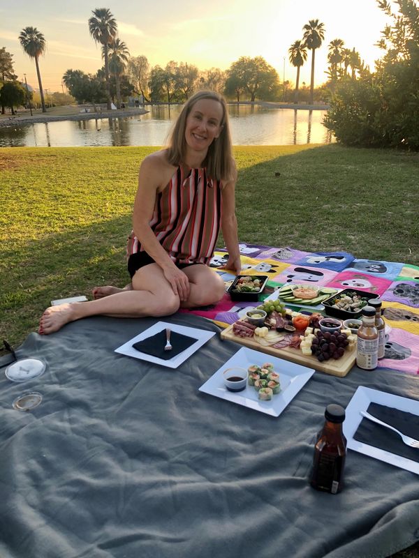 Mary, certified sound healer and co-founder of Pure Presence Events, in Phoenix.