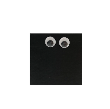 Googly-eyed friend > Black