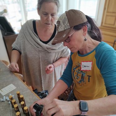 aromatherapy workshop in action