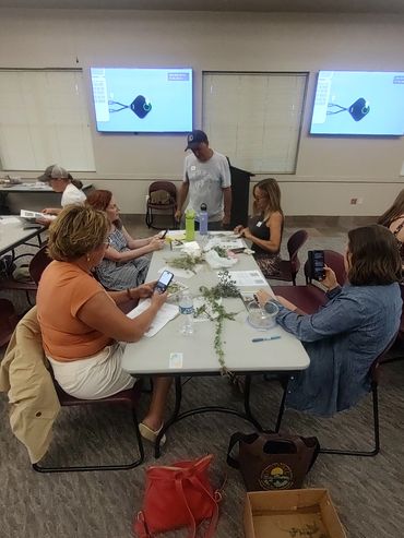 weed management workshop in progress