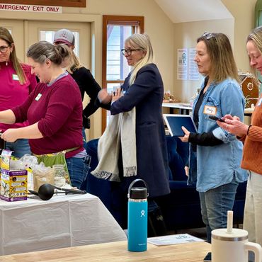 Farm cheese workshop in progress