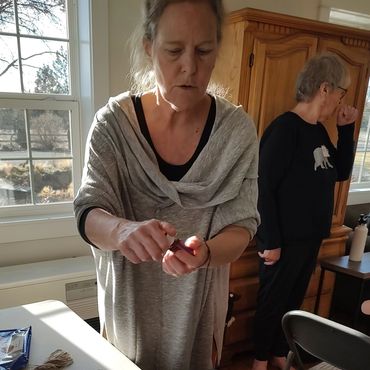aromatherapy workshop in action