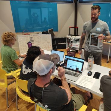 solar workshop in progress