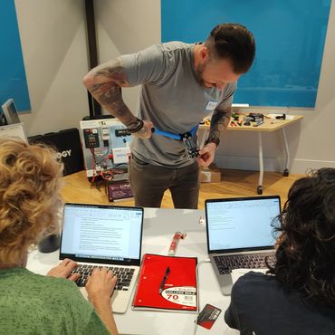 solar workshop in progress