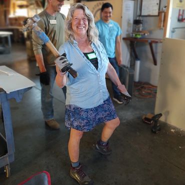 Handyman workshop in progress