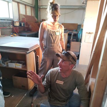 Handyman workshop in progress