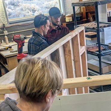 Handyman workshop in progress