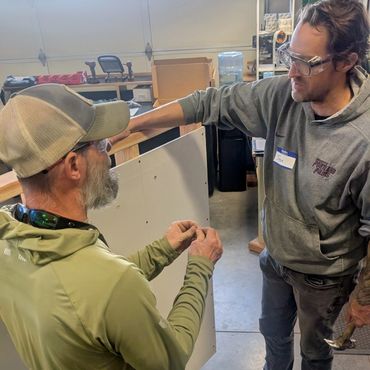 Handyman workshop in progress