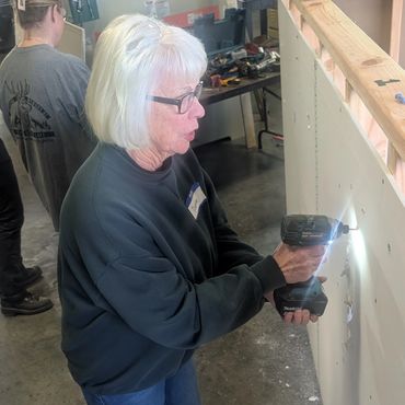 Handyman workshop in progress