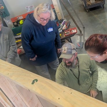 Handyman workshop in progress