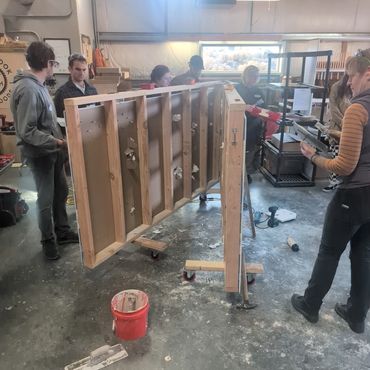 Handyman workshop in progress