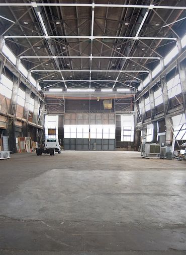 One of the largest such former industrial sheds in NYC! 23,000 sq. ft. 50' high.