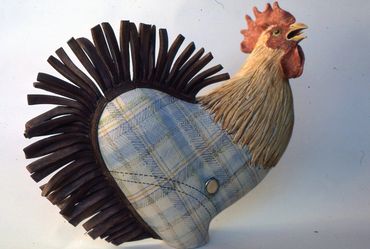 western rooster teapot