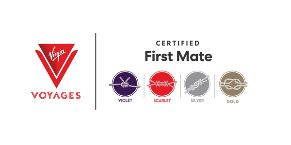 Virgin Voyages Gold Tier Certified First Mate logo