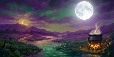 Hekate's cauldron learn modern witchcraft full moon crossroads