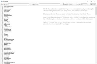 Security Zen ANT Package File Creation GUI
