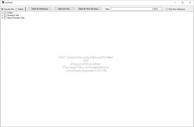 Security Zen Configure GUI