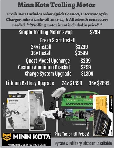 Trolling Motor Install Pricing