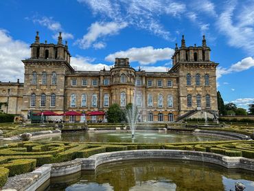 Blenheim Palace is the childhood home of Winston Churchill. The palace and gardens are spectacular.