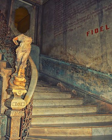 "Fidel Staircase" The beauty and tragedy of decay, found in an old building in Havana.