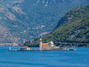 Our Lady of the Rocks Church in Montenegro.