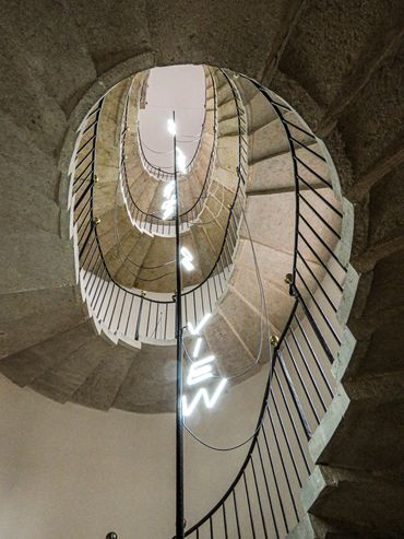 Venetian Staircase." It seems to climb to heaven...