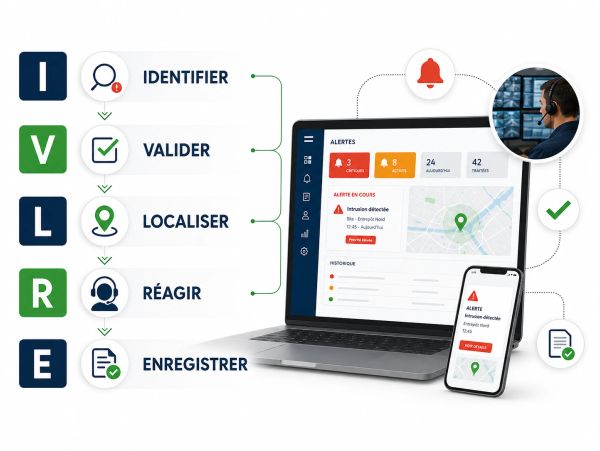 Schéma du processus d’escalade des alertes PTI-DATI.
