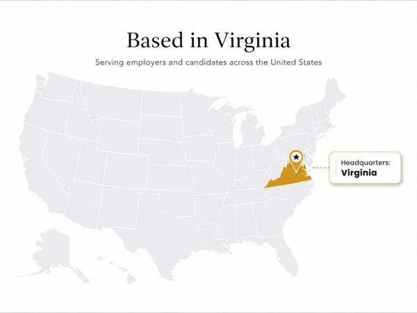 Map showing Virginia as company headquarters.