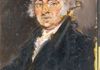 John Adams. Oil on copper. 