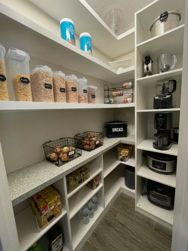 pantry for food and appliances