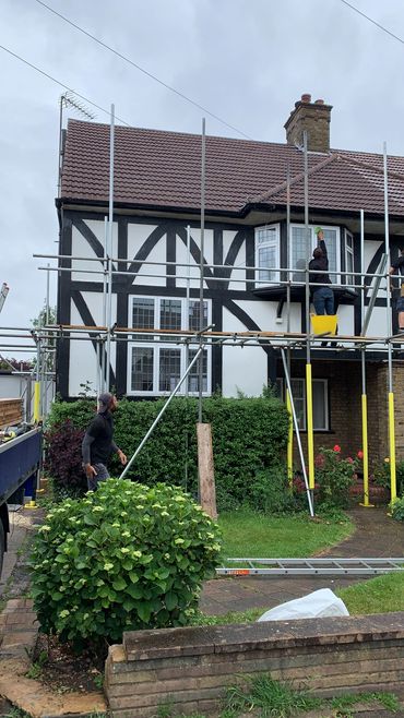 New Redland 49 interlocking tiles finished with dry ridge system