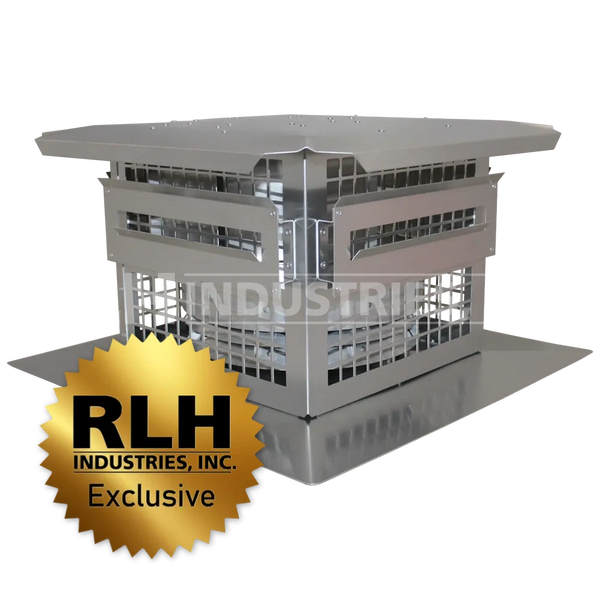 RLH industries homestyle direct vent positive pressure termination co-linear coaxial cap high wind