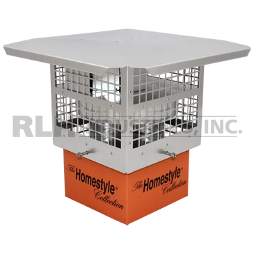 RLH industries homestyle direct vent positive pressure collinear fitted termination flue tile mount