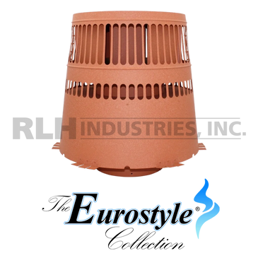 RLH industries eurostyle collection direct vent termination coaxial copper cap european style pot