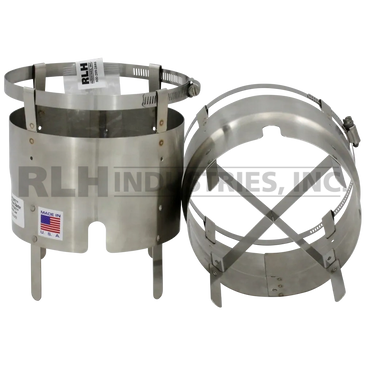 RLH industries integrity stainless steel stove starter elbow offset insert adapters