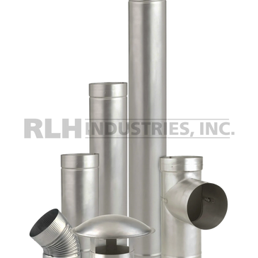 RLH industries integrity stainless steel class A rigid chimney pipe elbow fitting